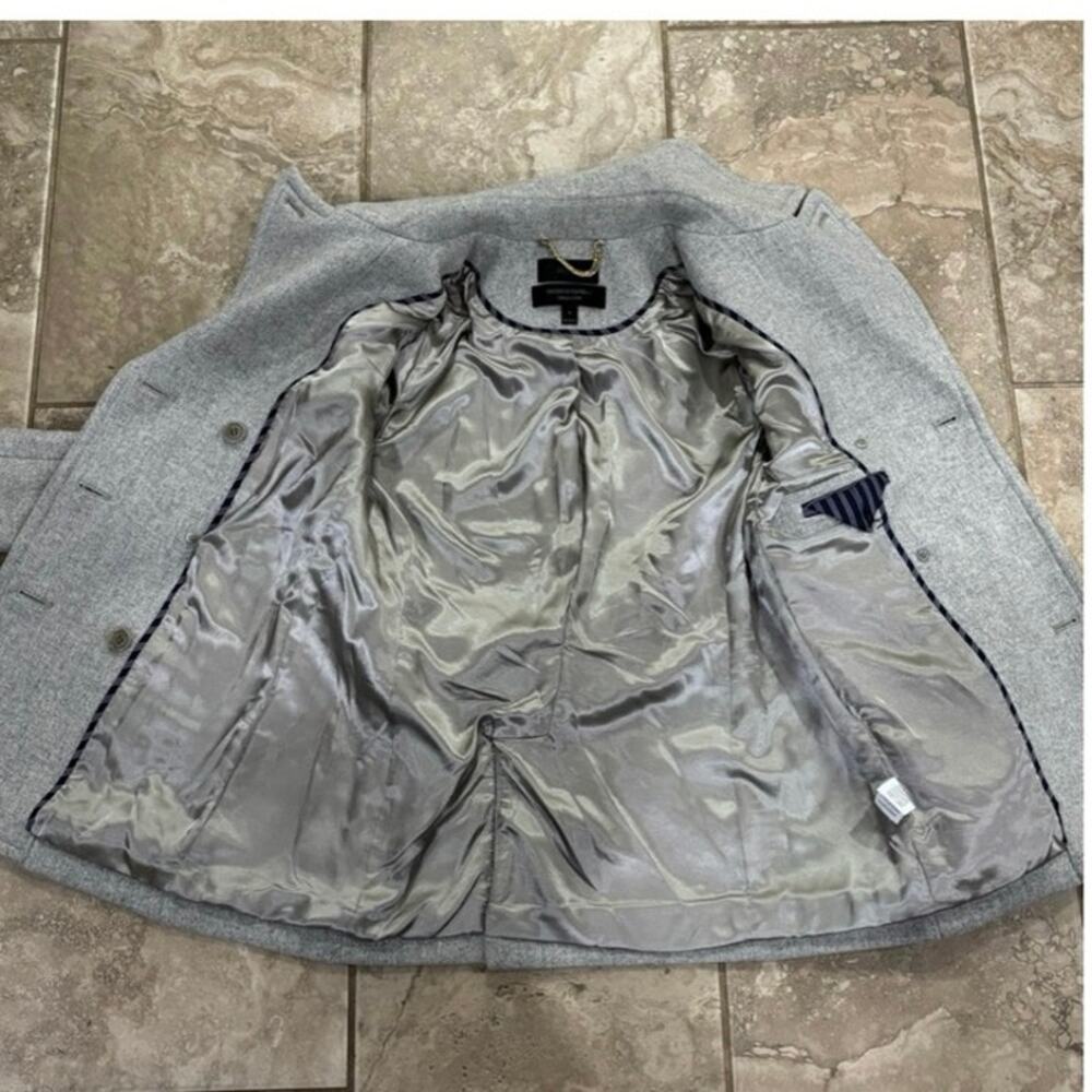 NWOT J.Crew Majesty Peacoat in Stadium Cloth by Nello Gori Size 0 - Picture 9 of 12